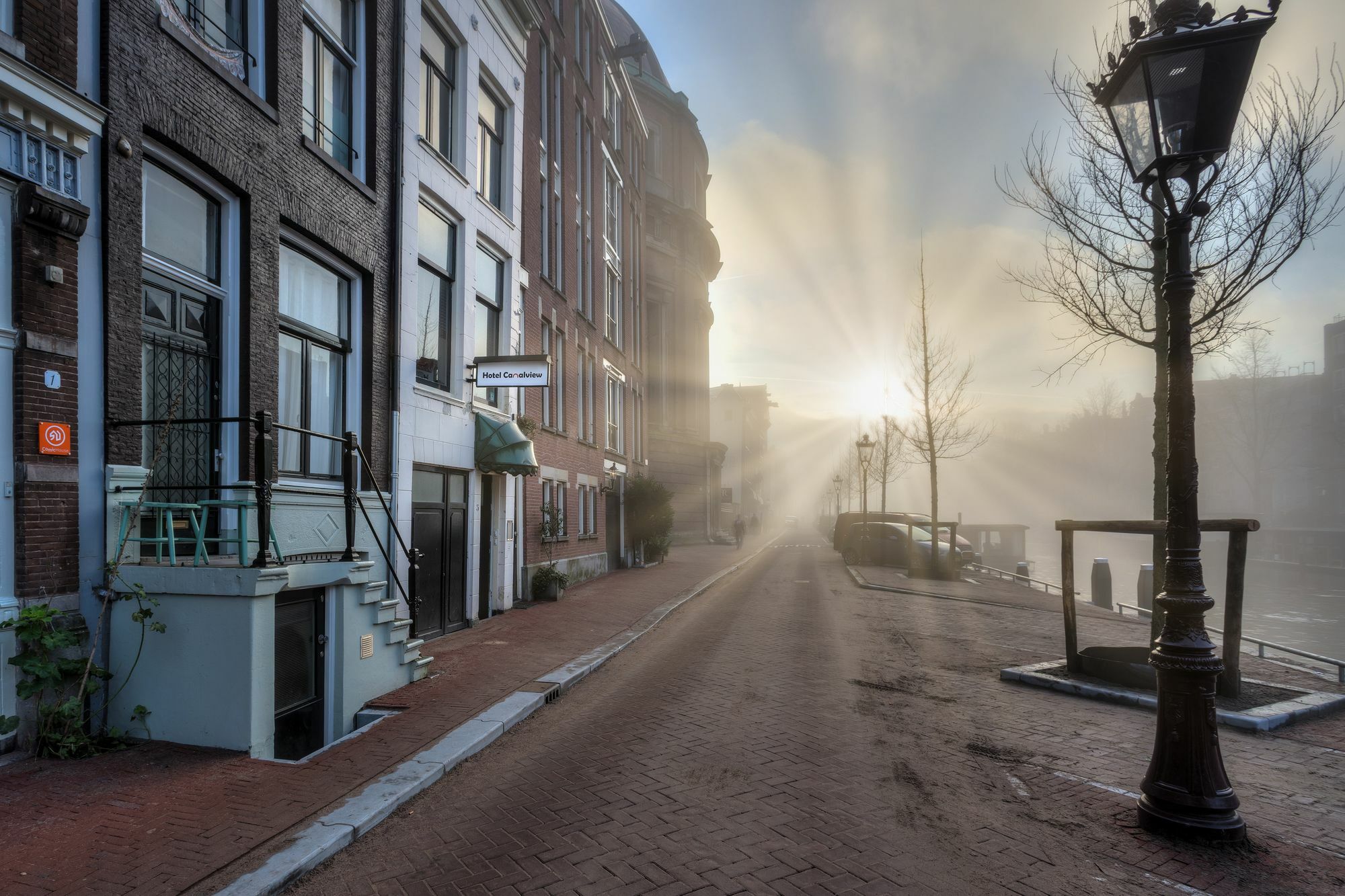 Hotel Canal View Amsterdam Bagian luar foto
